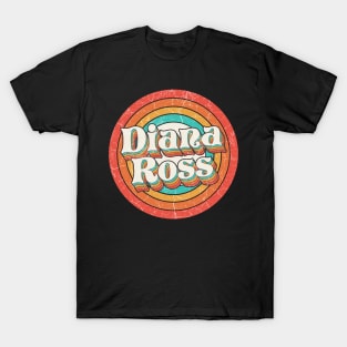 Diana Proud Name - Vintage Grunge Style T-Shirt